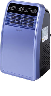 Aire acondicionado portátil Klarstein con manguera de escape, unidad 4 en 1 con ventilador, deshumidificador y modo nocturno, aire acondicionado pequeño y portátil para el hogar y la oficina, bajo consumo, 9000 BTU