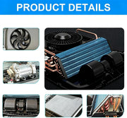 Aire acondicionado para vehículos recreativos, 6142 BTU, aire acondicionado de techo para RV con calefacción y refrigeración, para camiones, campers, autocaravanas, caravanas, remolques y casas rodantes