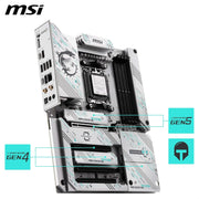 Placa base MSI B850 Gaming Plus WiFi PZ ATX - para procesadores AMD Ryzen 9000/8000 / 7000, AM5 - DDR5 Memory Boost (8200+ MT/s OC), PCIe 5.0 x16, M.2 Gen5, Wi-FI 7, LAN 5G
