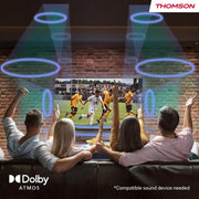 THOMSON Smart TV Android 4K Ultra HD de 50 pulgadas (126 cm), Asistente de Google, Wi-Fi, Dolby Digital, Bluetooth, Triple Sintonizador (Cable/Satélite/Antena), HDMI, CI+, Panel A+ – 50UA5S13
