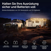 Cargador CC-CC Victron Energy Orion XS Smart 12V/12V 50A 700W con protección de batería extendida para baterías de 12V