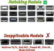 [Inicio rápido] Autorradio Linux para VW Golf 5 6/Polo, Radio VW con CarPlay y Android Auto inalámbricos integrados, Pantalla de 7" para VW compatible con controles del volante originales, AM/FM/RDS, Bluetooth, DSP, 45Wx4