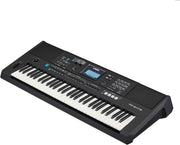 Teclado arreglista portátil dinámico y versátil Yamaha PSR-E473 de 61 teclas - Negro