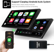 Autorradio Android 14 con pantalla vertical de 9,7" para Peugeot 407 2004-2011, compatible con Carplay / Android Auto, mandos en el volante, WiFi, 4G, AM/FM, 4 núcleos, 2GB de RAM