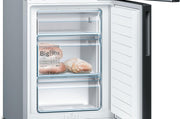 Bosch KGV36VBEAS, Serie 4, Frigorífico congelador, Libre instalación, 186 x 60 cm, 214 L / 94 L, Negro
