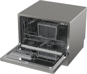 GEDTECH - Lavavajillas de sobremesa GLV6T47SL - 6 cubiertos - 47 dB - Inicio diferido