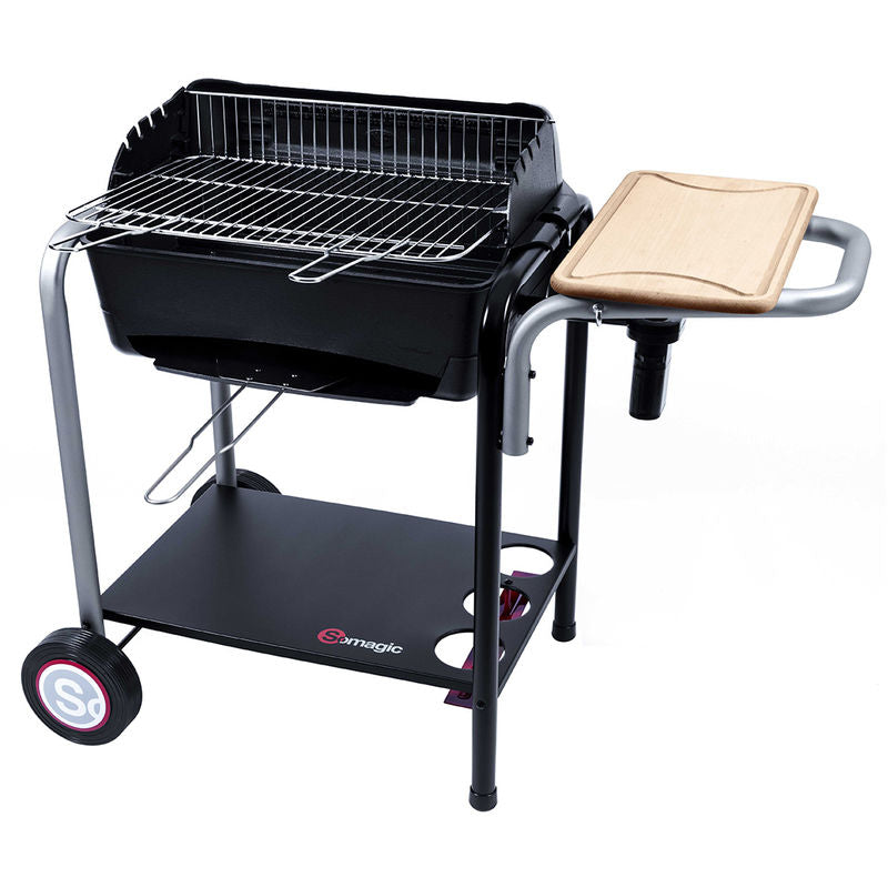 Barbacoa de carbón Roma con horno para pizza integrado - Somagic