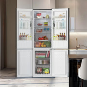 Frigorífico combi Cecotec Bolero CoolMarket Combi 250 Dark D. Capacidad de 250 L, clase D, compresor Inverter, Total No Frost, Multi Airflow y puerta reversible. Ahorro de energía garantizado.