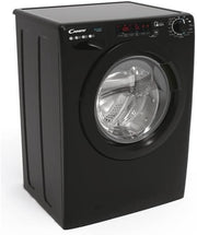 Lavadora de carga frontal CANDY CS 129TMBBE-47, negro brillante