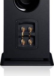 Altavoces estéreo Teufel Ultima 40: par de altavoces de columna HiFi de gama alta, tweeter con corrector de fase, sistema de 3 vías, bass-reflex de doble tubo, música, sonido de cine, juegos - negro