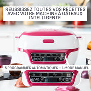 Cake Factory Délices, máquina para pasteles, 5 programas, modo manual, moldes para muffins, pasteles, magdalenas, donas