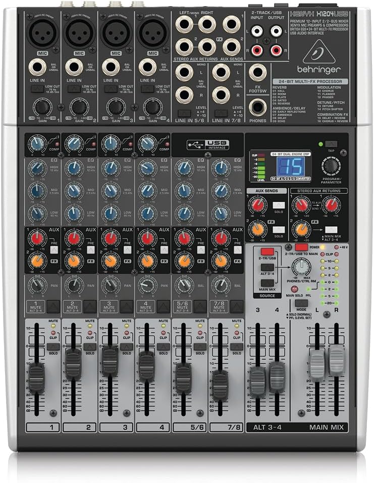 Consolas de audio y estudio Behringer - Xenyx X1204 USB