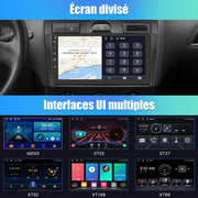 Autorradio Android 13 AWESAFE para Renault Megane 2 2002-2009, pantalla táctil de 9", WiFi, CarPlay y Android Auto, 2 GB RAM + 32 GB ROM, Bluetooth, GPS, FM/AM, DSP