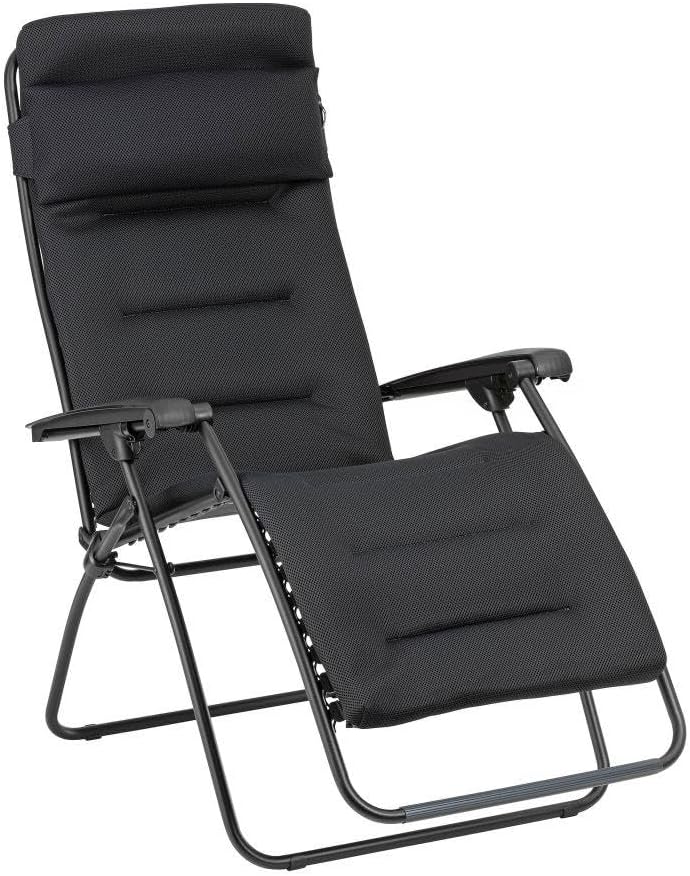 Sillón relax acolchado Lafuma Gravedad Cero - RSX Clip, Acero