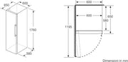 Bosch KSV33VWEP Frigorífico de libre instalación VitaFresh Serie 4 - 324 litros - 176 x 60 cm - Blanco