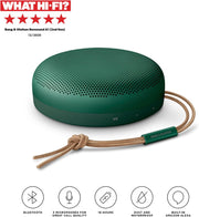 Bang & Olufsen Beosound A1 (2.ª gen.) – Altavoz Bluetooth portátil inalámbrico, resistente al agua IP67, sonido 360 grados, asistente de voz Alexa y manos libres, 18 horas de batería - Black Anthracite