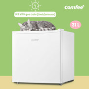 Mini congelador COMFEE' RCU40WH2(E) de 31L, puerta reversible, 4 estrellas, silencioso, práctico para oficina, hotel y hogar, blanco