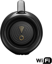 JBL Boombox 3 Wifi – Altavoz inalámbrico con Bluetooth y Wifi – Compatible con la aplicación JBL One – 24 horas de tiempo de reproducción – Resistente al agua y al polvo – Batería integrada – Negro