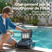 AIPER Scuba S1 Robot Limpiafondos para Suelo, Paredes y Línea de Flotación, Aspiradora de Piscina Inalámbrica, 4 Modos, 150 Min de Autonomía, Escala Paredes, Navegación Inteligente 2.0, Ideal para Piscinas Enterradas de 150㎡