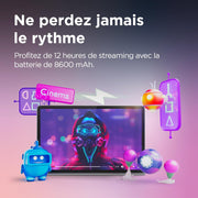 Lenovo Tab Plus - Tablette Tactile 11.5 2K Full HD Dolby Atmos JBL (Mediatek G99, 8 Go de RAM, 128 Go eMMC, Android 14, WiFi+Bluetooth) - Luna Grey