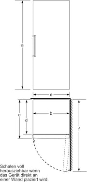 Congelador vertical Bosch Serie 6 GSN58AWCV, independiente, 365 L, blanco
