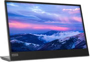 Monitor portátil Lenovo L15 (A21156FX0), pantalla de 15,6" (Full HD, IPS, 60 Hz, 6 ms, 2 entradas USB-C, cable a USB-C, inclinación ajustable) - Gris