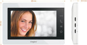 LEGRAND, Easykit Essential 367915 Kit de videoportero con conexión de 2 hilos, monitor a color de 7" y cámara gran angular 1/2, kit para vivienda unifamiliar, ampliable, fuente de alimentación empotrada en línea,