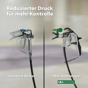 Sistema de pulverización airless Wagner Control Pro 350 R para pintura de pared, látex, barniz y lasur, 15 m² en 2 min, regulador de presión de 110 bar, manguera de 15 m