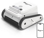 EVERCROSS BOT U8 Robot limpiafondos para piscina, robot de piscina inalámbrico con limpieza de línea de flotación, 120 min de autonomía, navegación inteligente, estacionamiento automático, piscinas de 200㎡