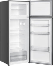 Bauknecht K55T0 413S Frigorífico-congelador independiente / congelador superior / capacidad neta total: 206 l / 169 l refrigeración / 37 l congelación / doble puerta / clase de eficiencia energética D / plateado