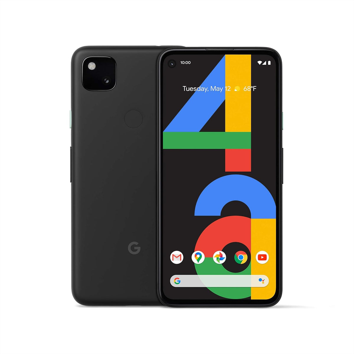 Google Pixel 4a - Smartphone Android nuevo desbloqueado - 128 GB de almacenamiento - Hasta 24 horas de batería Just Black (Negro)