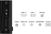 Televisor TCL 32V4C - 32" HD Smart QLED Direct LED con Android TV y HDR - Compatible con Google Cast y Google Home, diseño delgado