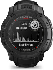 Instinct 2X, Solar – Tactical Edition - Reloj GPS robusto y conectado – Negro - Caja de 50 mm (Reacondicionado)