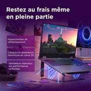 Lenovo LOQ 15IRX10 - Portátil Gaming 15.6'' FHD (Intel Core i7-13650HX, 16GB RAM, 512GB SSD, NVIDIA RTX 5060 8GB, Windows 11) Teclado retroiluminado en blanco AZERTY francés - Gris