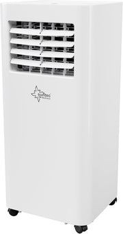 SUNTEC Aire acondicionado portátil Impuls 2.6 Eco R290 – Aire acondicionado móvil y silencioso con tubo de escape – Enfriador y deshumidificador para habitaciones de hasta 34 m² – Refrigeración móvil para hogar y oficina – 9.000 BTU | 2600 vatios