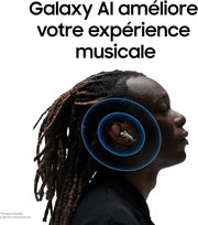 Buds3 Pro, Auriculares inalámbricos, Cancelación activa de ruido, Bluetooth, Plata, Audio 360, IA, Cargador de red incluido, (Versión FR)