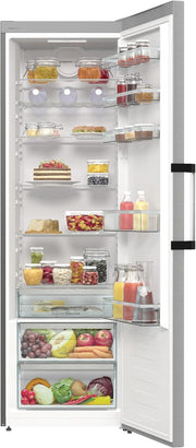 Frigorífico Gorenje R 619 DAXL6/AdaptTech/FreshZone/Función de enfriamiento rápido/Sistema de refrigeración por circulación de aire/Pantalla LED / 398l / 185cm / Clase energética D/Acero inoxidable