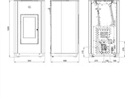 Haas + Sohn 05 419 08 19 Haas+Sohn HSP 6 Pelletto IV Estufa de pellets perl-antracita/blanco/A+