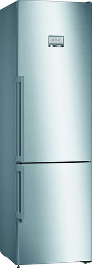 Frigorífico combi Bosch KGN36NWEA Serie 2, 186 x 60 cm, 215 L de refrigeración y 87 L de congelación, NoFrost: nunca más tendrá que descongelar, iluminación LED para una distribución uniforme de la luz