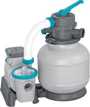 Bomba de filtrado de arena Bestway para piscina sobre suelo 8 327 L - 55,5 cm x 44 cm x 60 cm - Gris/Verde