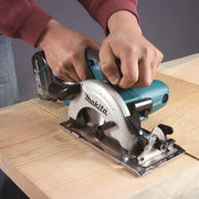 Sierra circular inalámbrica Makita 51 mm, (18 V/5  Ah, 2 baterías y cargador en Makpac), DSS501RTJ, negro, azul