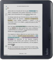 Lector de libros electrónicos Kobo Libra Colour | Pantalla E Ink Kaleido™ 3 de 7" | Temperatura de color y brillo ajustables | Reducción de luz azul | eBooks y audiolibros | Memoria de 32 GB | Resistente al agua | Blanco
