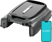 Limpiador de superficie para piscinas AIPER Surfer S1, robot de piscina con batería y energía solar, limpieza de superficie de agua, 20 horas de autonomía, aplicación inteligente, temperatura del agua, ideal para todo tipo de piscinas