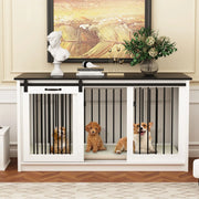 Residencia para mascotas con refuerzo de tubo de hierro Elegante y resistente jaula para perros
