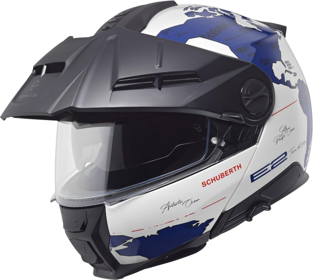 Casco SCHUBERTH E2 ECE DEKOR Atlas Blue 55 (S)