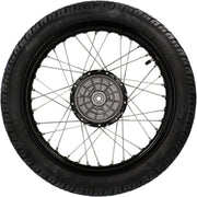 Set: 2 ruedas completas llanta de aluminio 1,6x16", buje - anodizado negro + acero inoxidable
