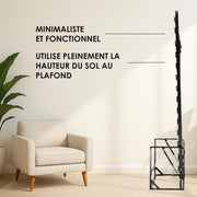 Cama Abatible para 2 Personas - 140cm x 200cm - Cama Mural Plegable - Vertical - Clásica