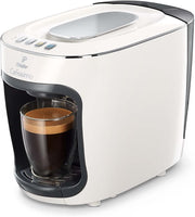 Máquina de café de cápsulas Tchibo Cafissimo mini (para café, espresso, Caffé Crema y té) blanca (Classy White)