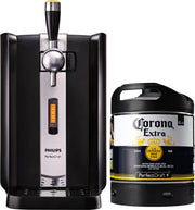 Sistema de tiraje de cerveza Perfect Draft HD 3720/26 + barril de 6 L | Cerveza de barril, incl. 5 EUR de depósito retornable (Corona)