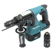 Martillo combinado a batería Makita DHR243Z de 18 voltios con SDS Plus, sin batería, sin cargador y sin sistema de extracción de polvo